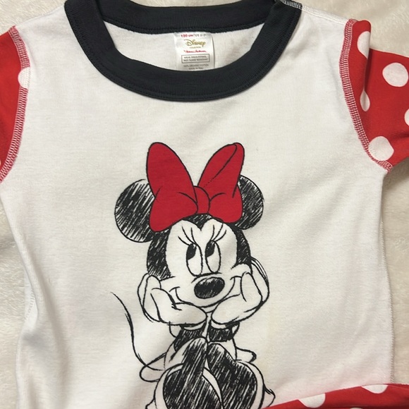 Hanna Andersson and Disney Minnie sleep shorts and pajamas size 120 cm - Picture 2 of 5